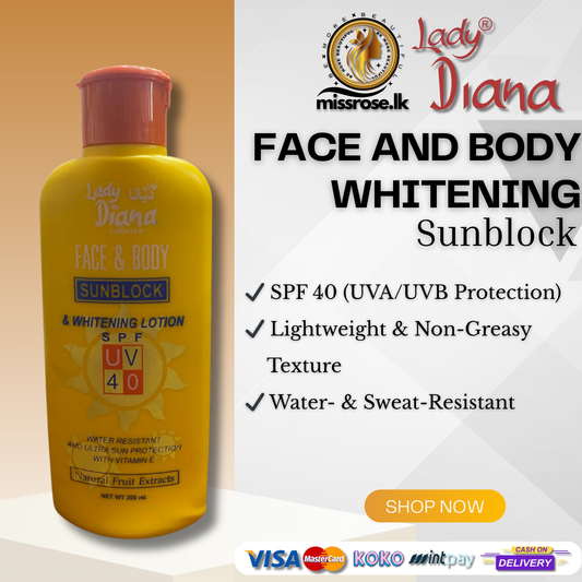 Lady Diana Face & Body Sunblock 200ml