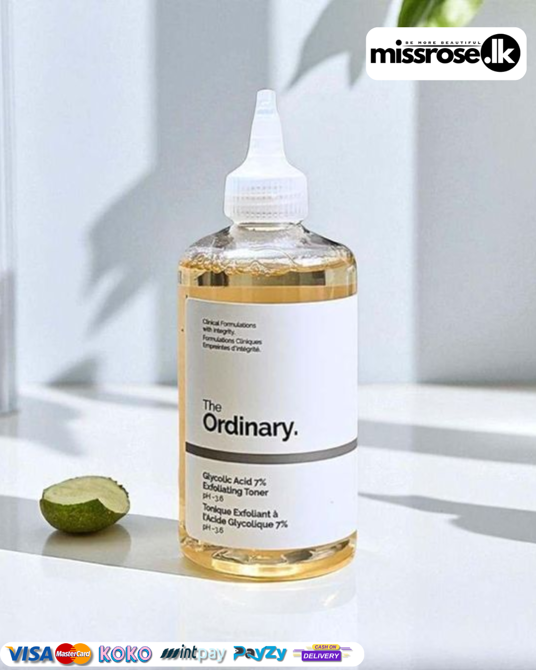 The Ordinary Glycolic Acid 7% Exfoliating Toner 240ml