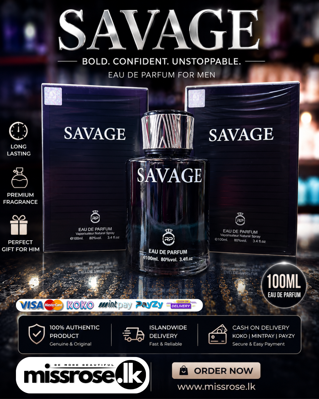 SAVAGE Eau De Parfum for Men