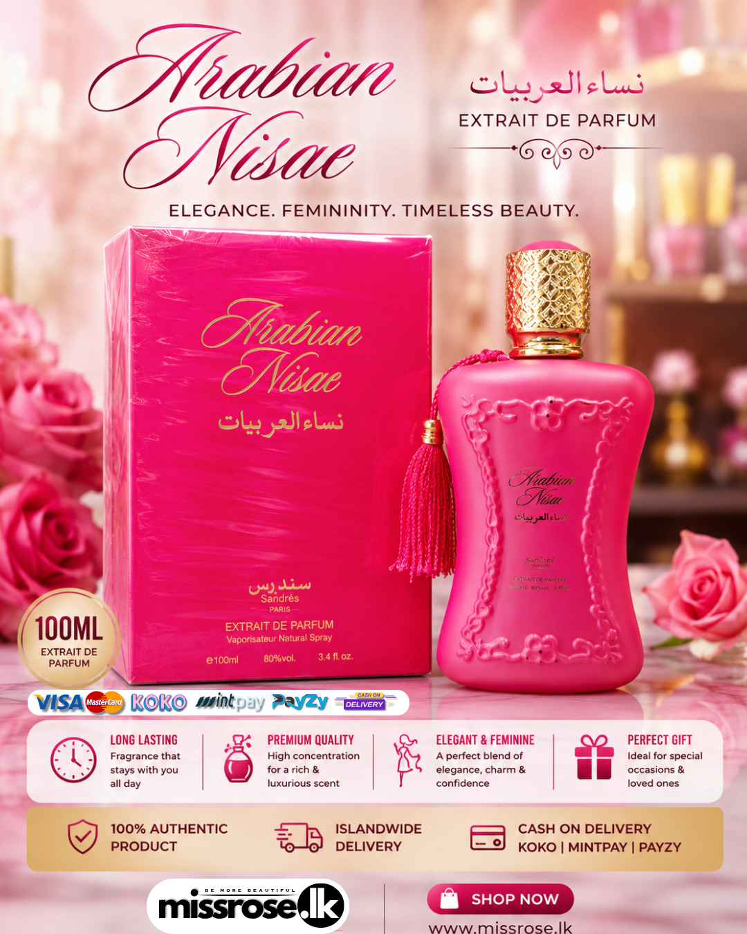 Arabian Nisae Extrait De Parfum