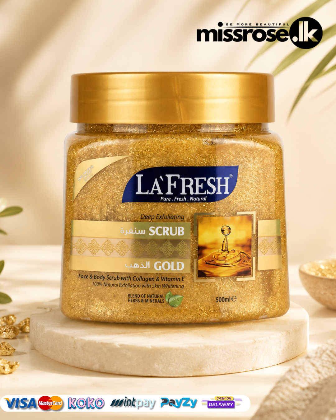 La Fresh Gold Scrub – 500ml