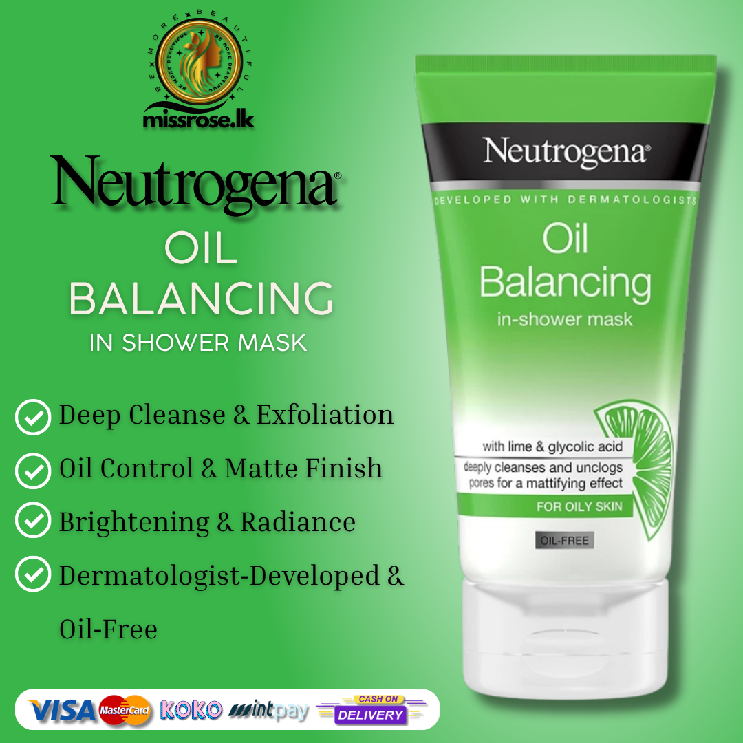 Neutrogena Oil Balancing In‑Shower Face Mask  150ml
