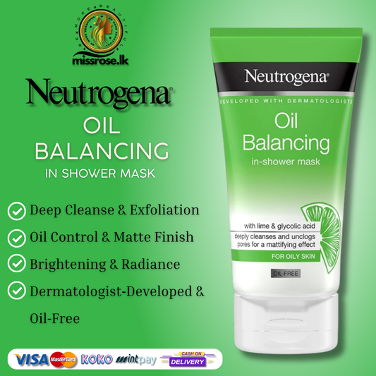 Neutrogena Oil Balancing In‑Shower Face Mask  150ml