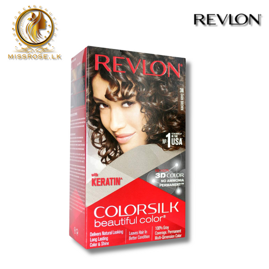 Revlon Colorsilk Beautiful Color 3N Dark Black with Keratin - Missrose.lk