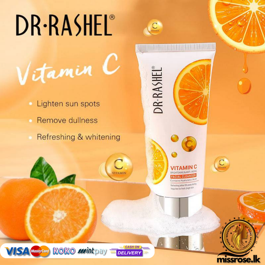 Dr.Rashel Vitamin C Brightening Facial Cleanser With Hyaluronic Acid - 80ml