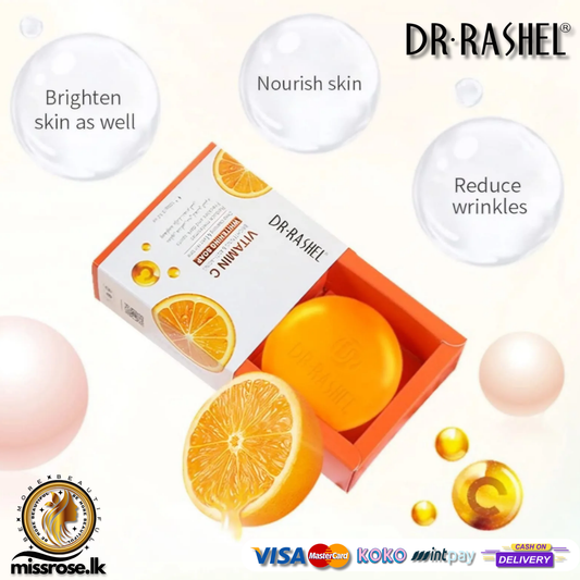 Dr.Rashel Vitamin C Brightening & Anti Aging Whitening Soap - 100gms