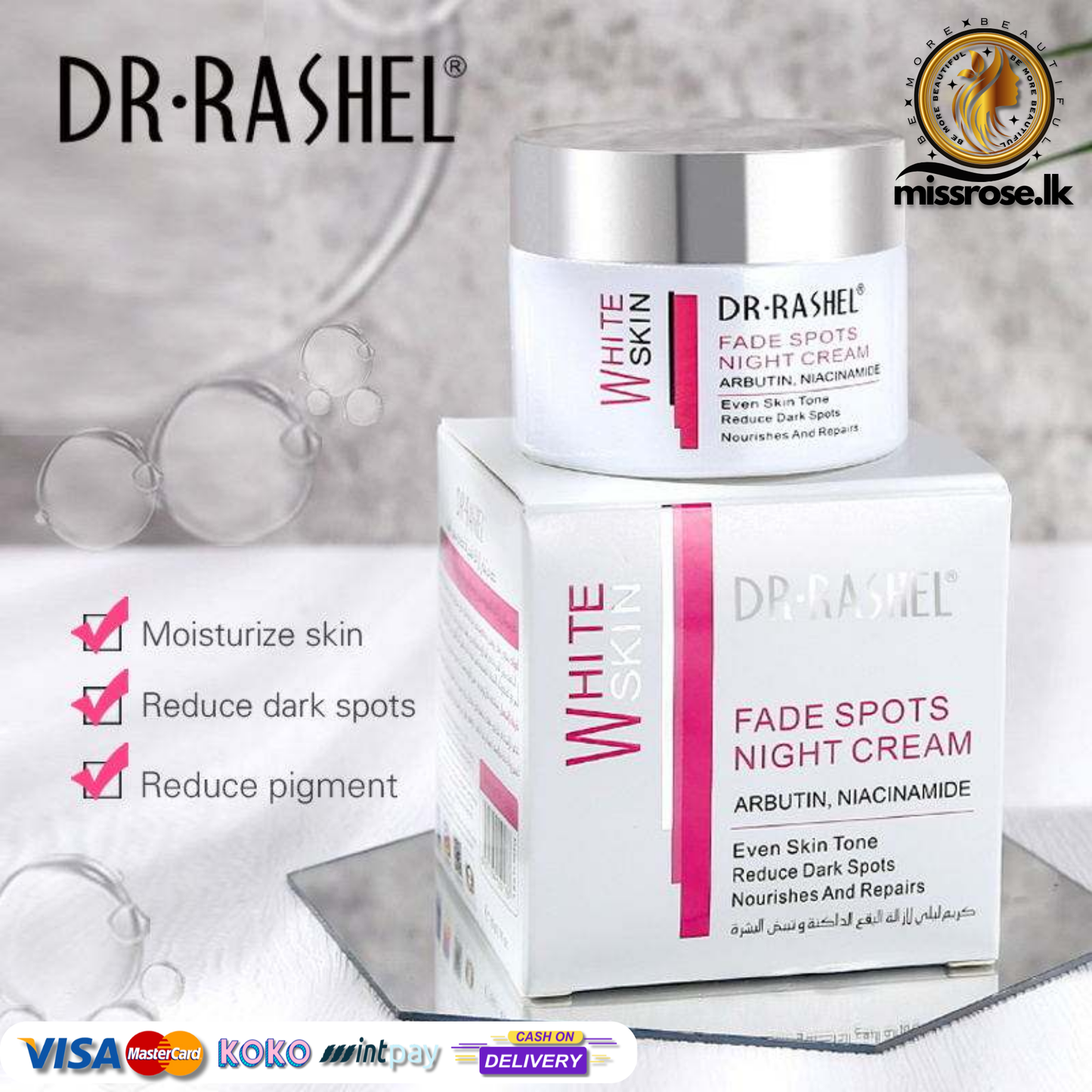 Dr.Rashel White Skin Fade Spots Night Cream