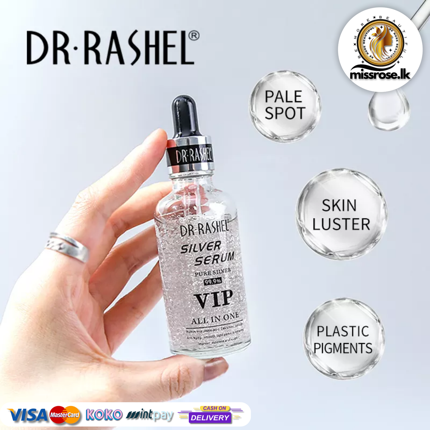DR RASHEL Silver serum pure silver 99.9% vip all in one