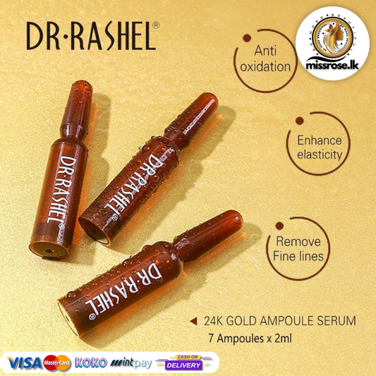 DR RASHEL Skin Care 24K Gold Ampoule Face Serum 2ml X 7pcs