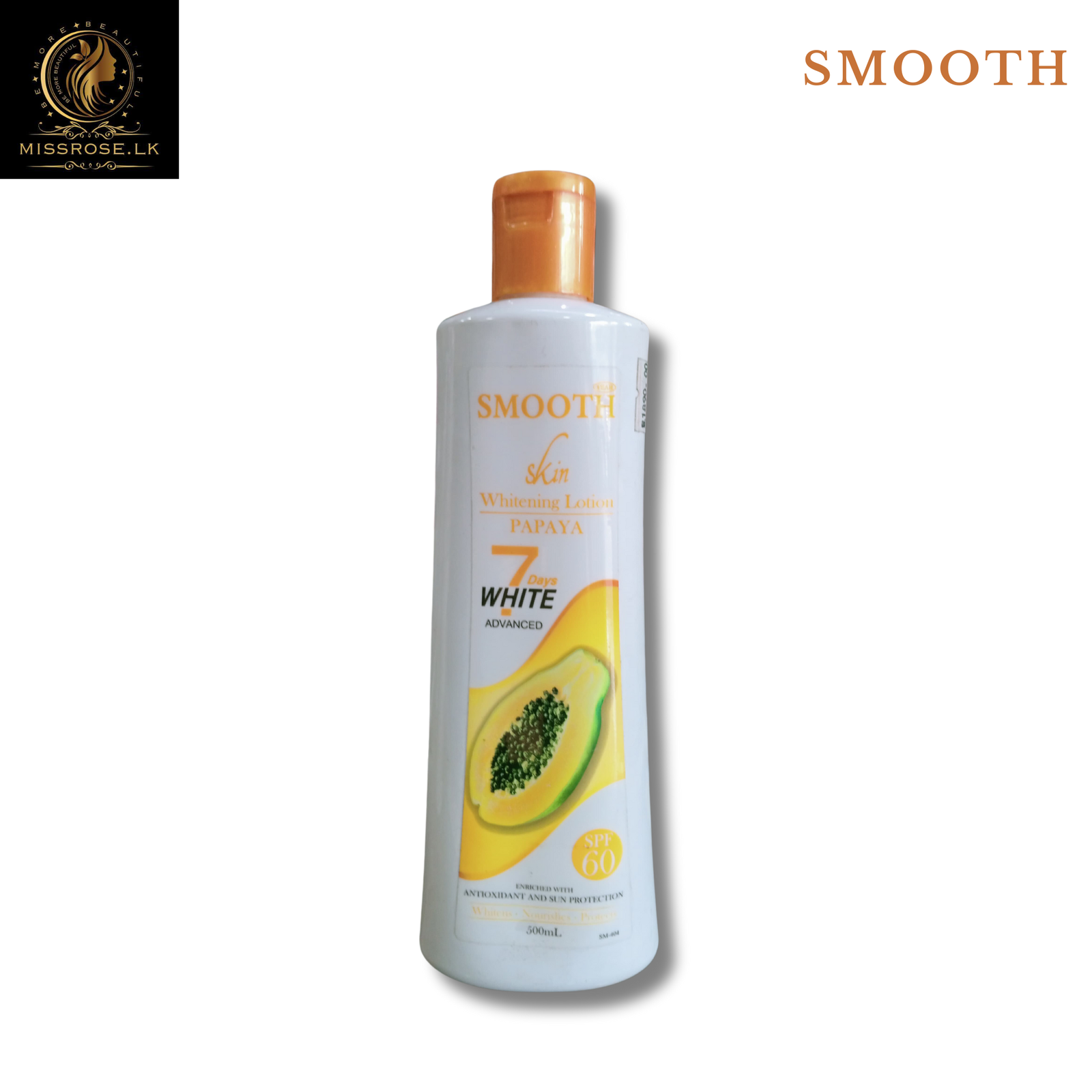 Smooth Papaya Whitening Lotion - Missrose.lk