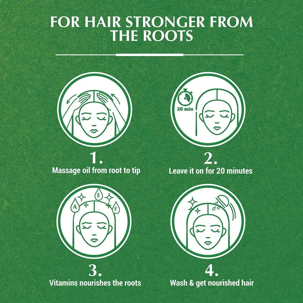 Vatika Naturals Cactus Enriched Hair Oil - Missrose.lk