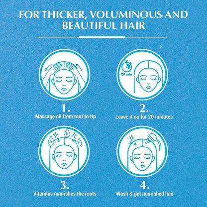 Vatika Naturals Coconut Enriched Hair Oil for Volume and Thickness - Missrose.lk