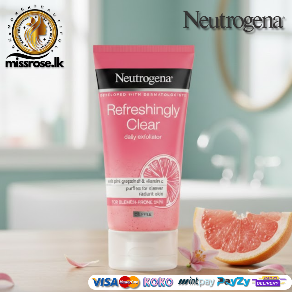 Neutrogena Refreshingly Clear Daily Exfoliator 150ml | Missrose.lk