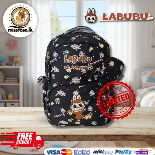 Labubu Backpack Black