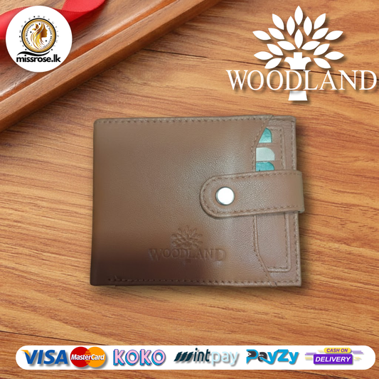 Woodland Genuine Leather Slim Trifold Wallet – for Men