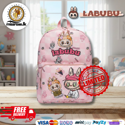 Labubu Backpack Pink