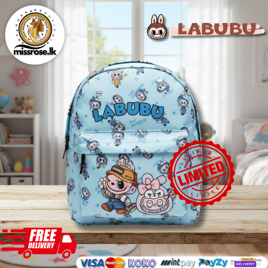 Labubu Backpack Light Blue