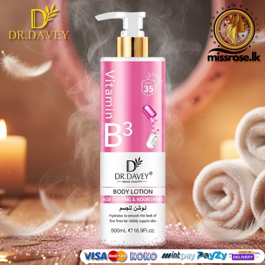Dr. Davey Vitamin B3 Body Lotion Moisturizing Smooth Nourishing