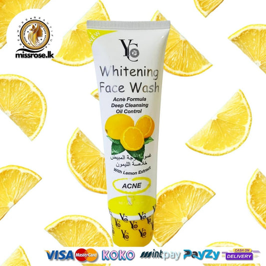 Yc Whitening Lemon Extract Acne Face Wash 100ml