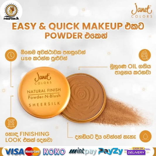 Janet Sheersilk Powder N Blush