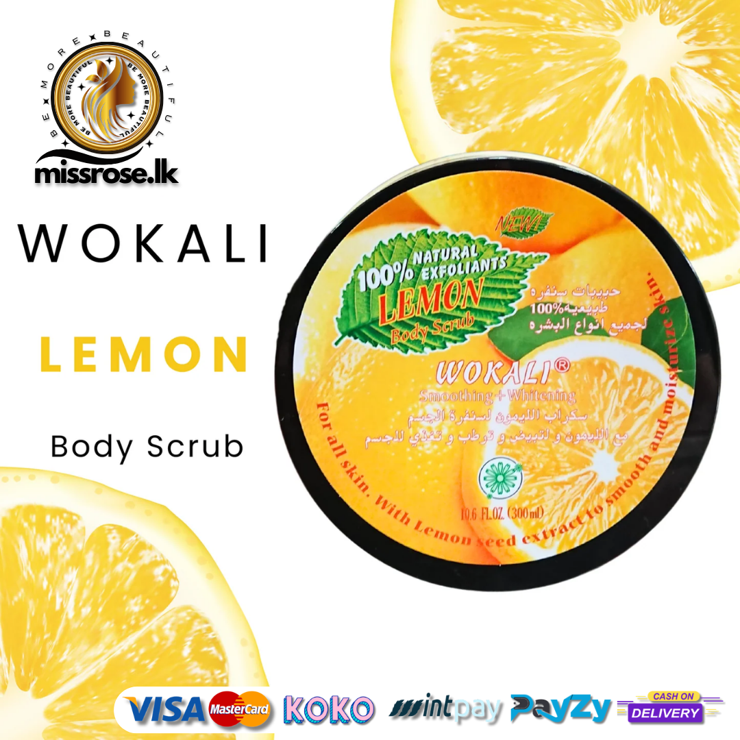 Wokali Lemon Body Scrub 300ml