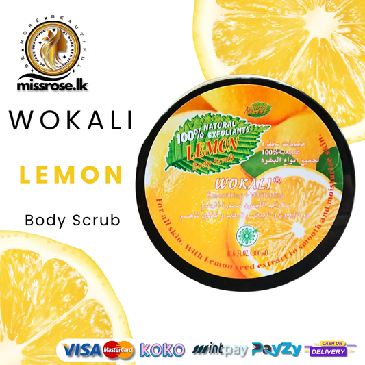 Wokali Lemon Body Scrub 300ml
