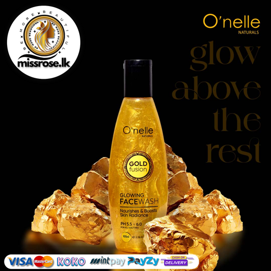 O'NELLE NATURALS GOLD FUSION GLOWING FACE WASH - 100ml
