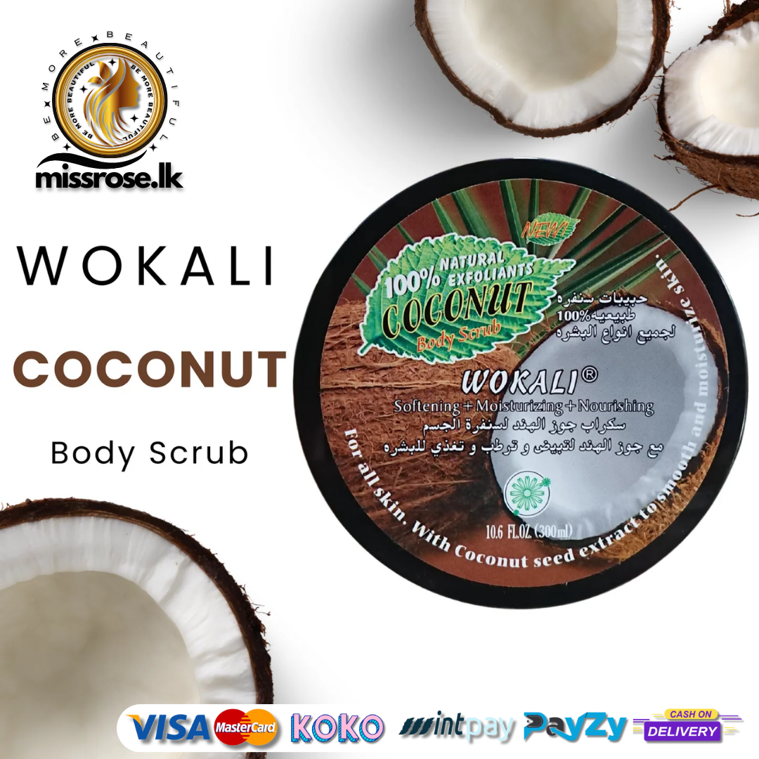 Wokali Coconut Body Scrub 300ml