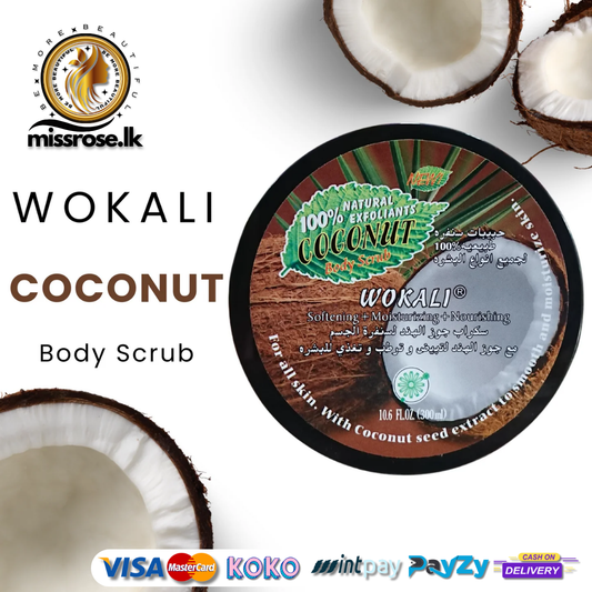 Wokali Coconut Body Scrub 300ml