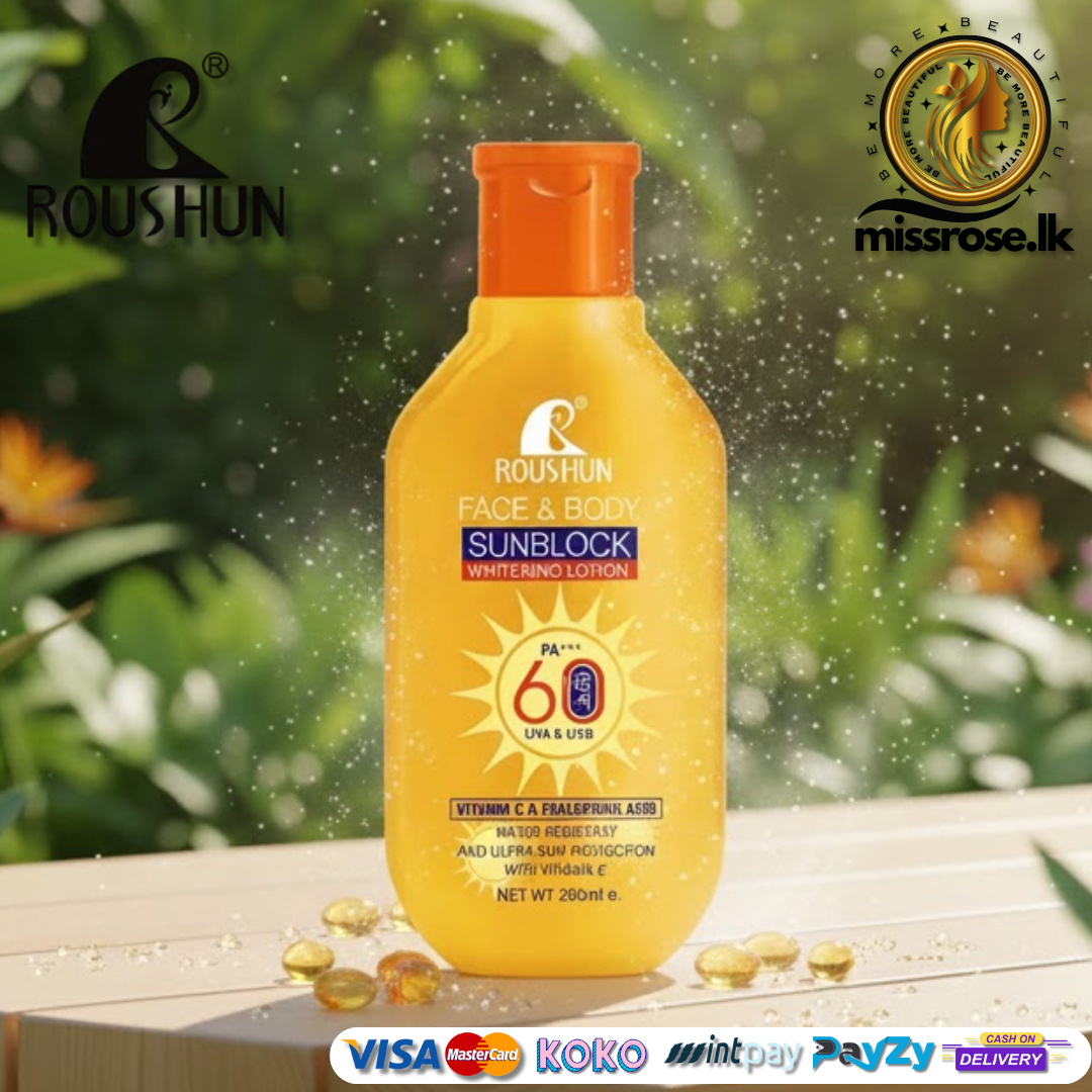 Roushun Sunblock Cream SPF 60 – 180ml