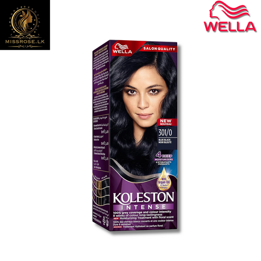 Wella Koleston Intense Hair Color 301/0 Blue Black - Missrose.lk