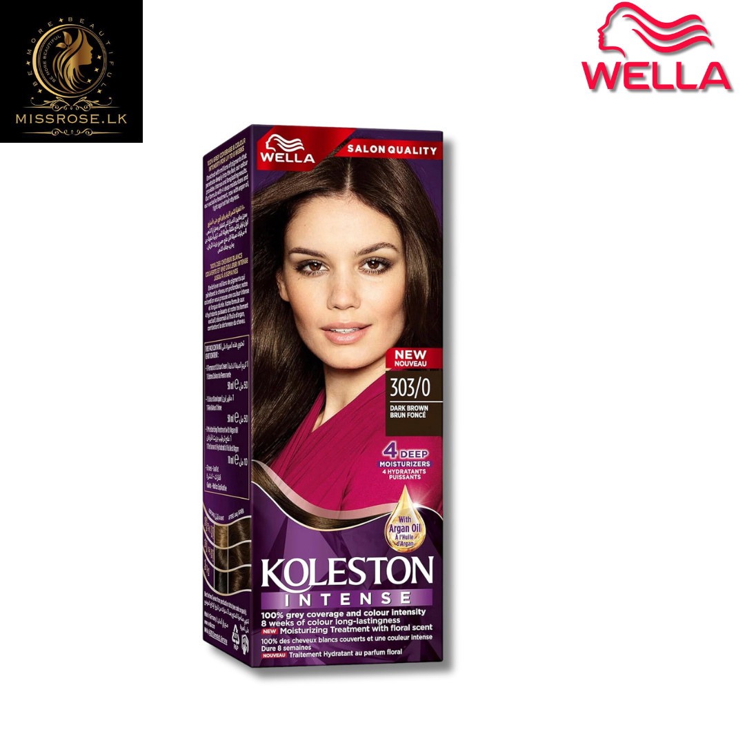 Wella Koleston Intense Hair Color 303/0 Dark Brown - Missrose.lk