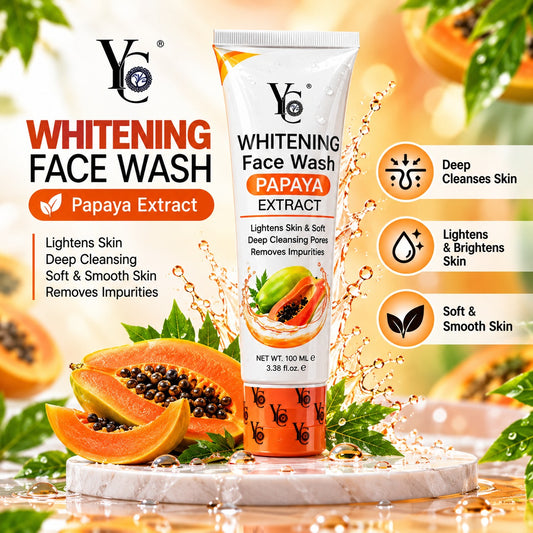 YC Whitening Face Wash Papaya Extract 100ml