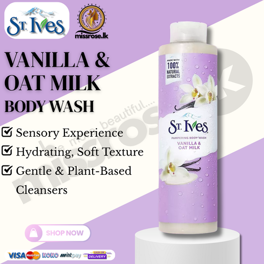 St. Ives  Vanilla & Oat Milk Pampering Body Wash 650ml