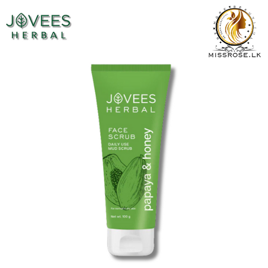 Jovees Papaya & Honey Face Scrub | With Honey & Neem | Normal to Dry Skin