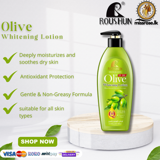 Roushun  Olive Whitening Lotion - 400ml