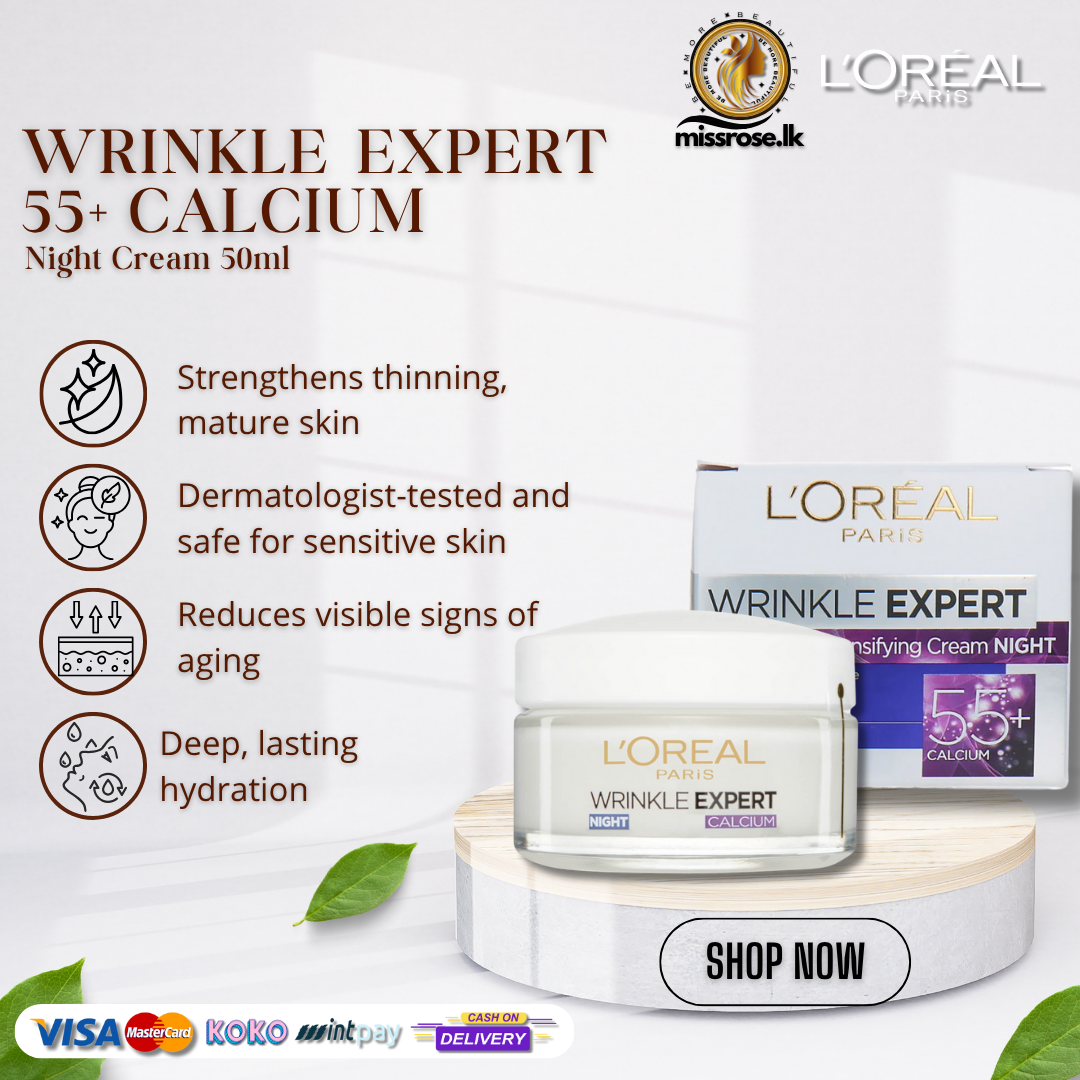 L’Oréal Paris Wrinkle Expert 55+ Calcium Night Cream – 50 ml