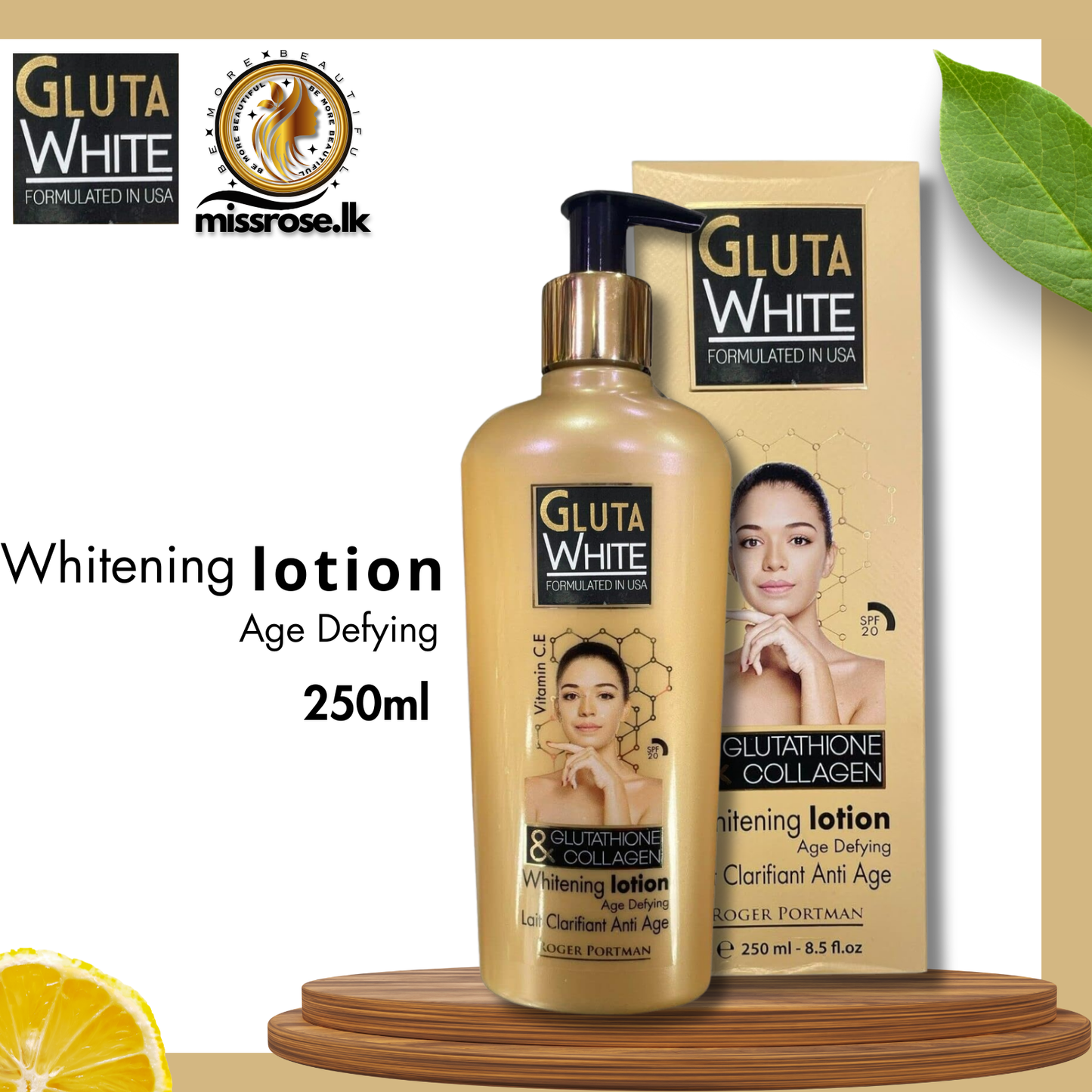 Gluta White Whitening Lotion