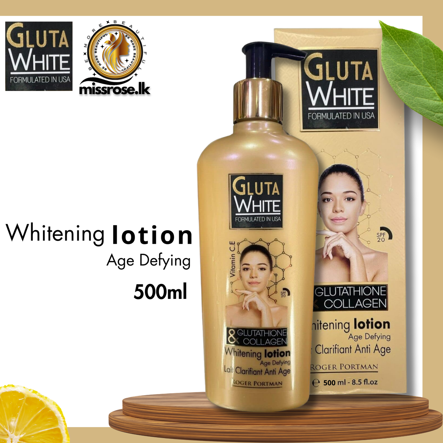 Gluta White Whitening Lotion