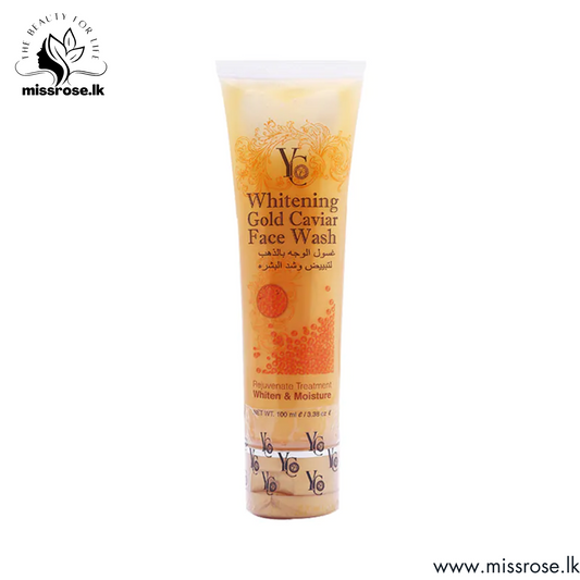 YC Whitening Face Wash Gold Caviar - Missrose.lk