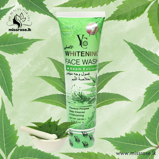 YC Whitening Face Wash Neem Extract - Missrose.lk