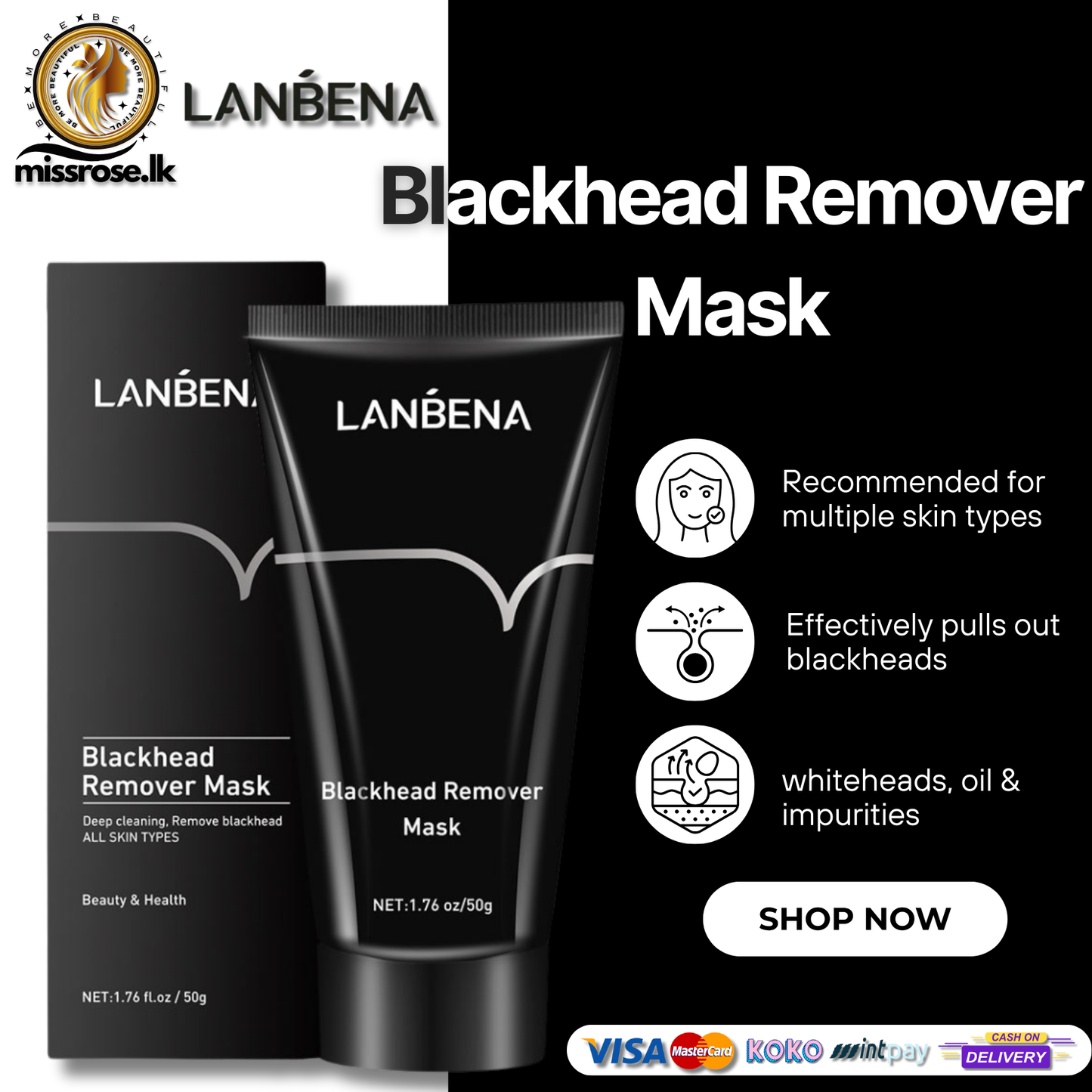 LANBENA Blackhead Remover Mask 50g