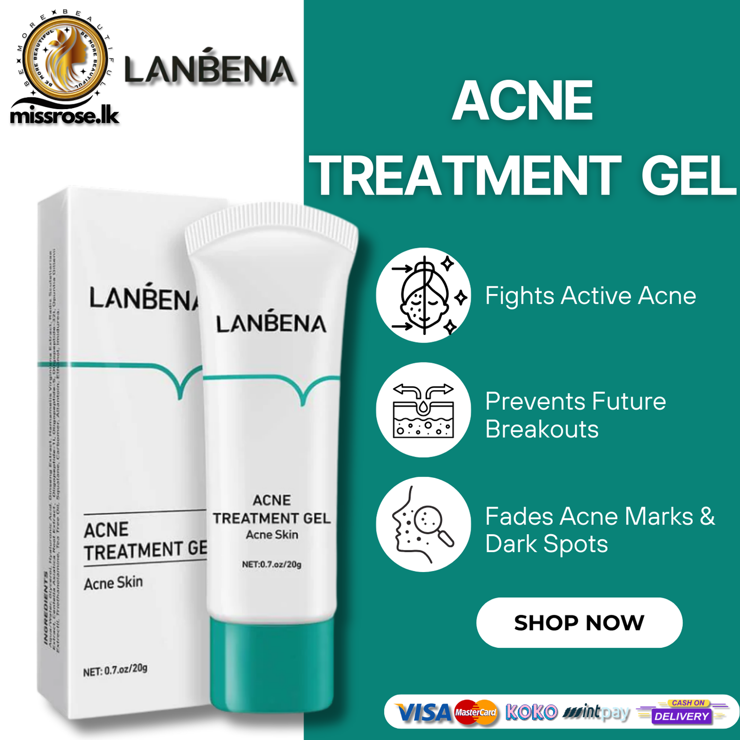 Lanbena  Acne Treatment Gel  20g