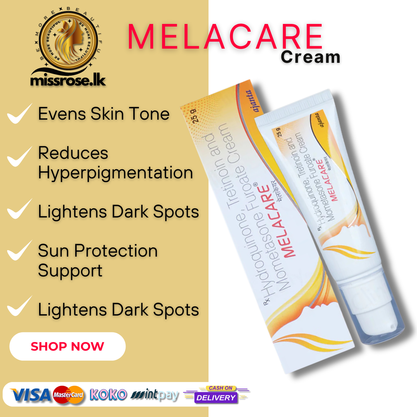Melacare Cream 25gm