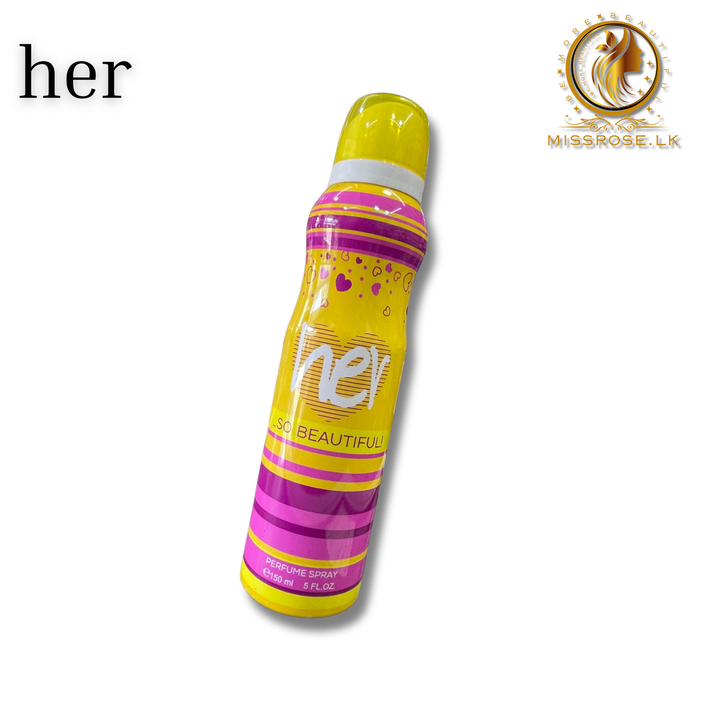 her So Beautiful Body Spray - Missrose.lk