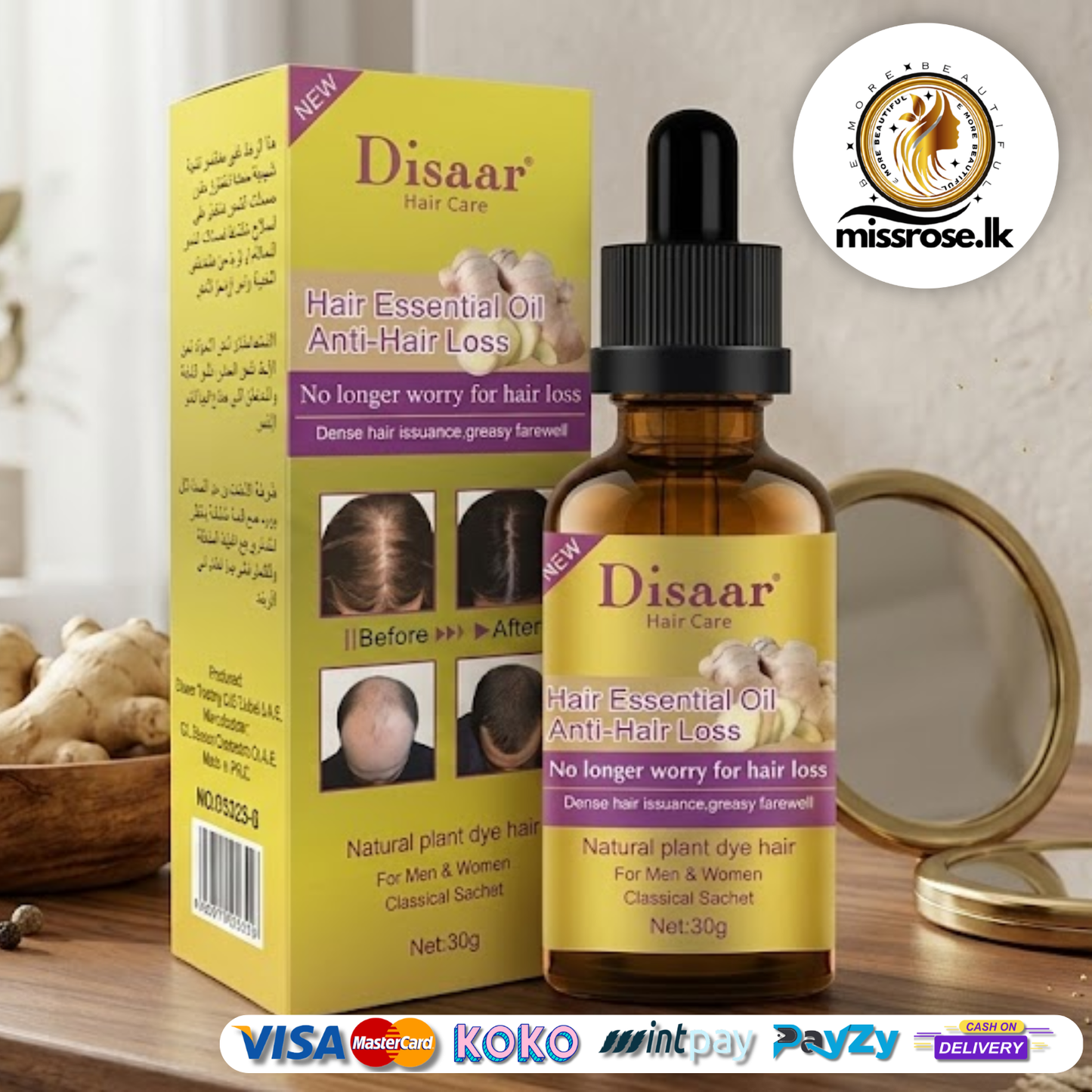 Disaar Hair Care Essential Growth Oil Clear for Hair Fall Control