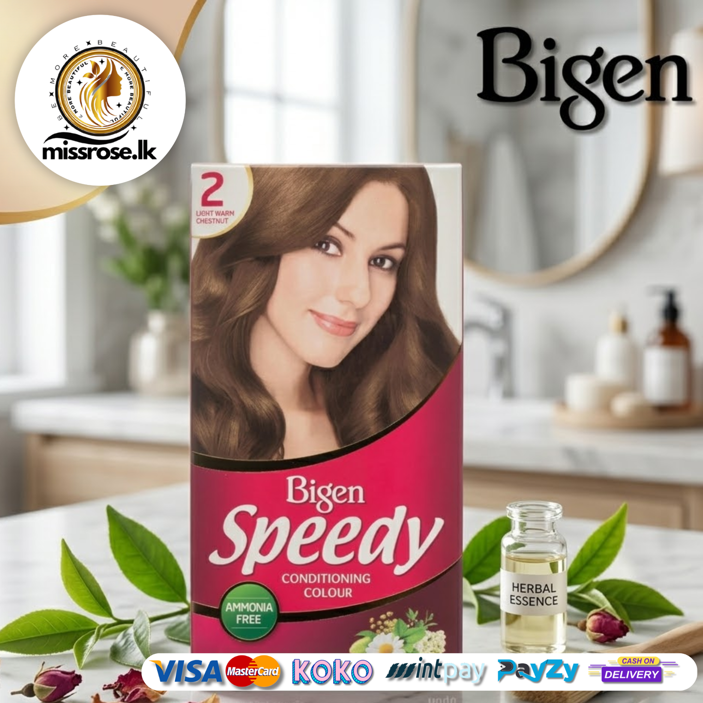 Bigen Speedy Conditioning Colour - 2 - Light Warm Chestnut