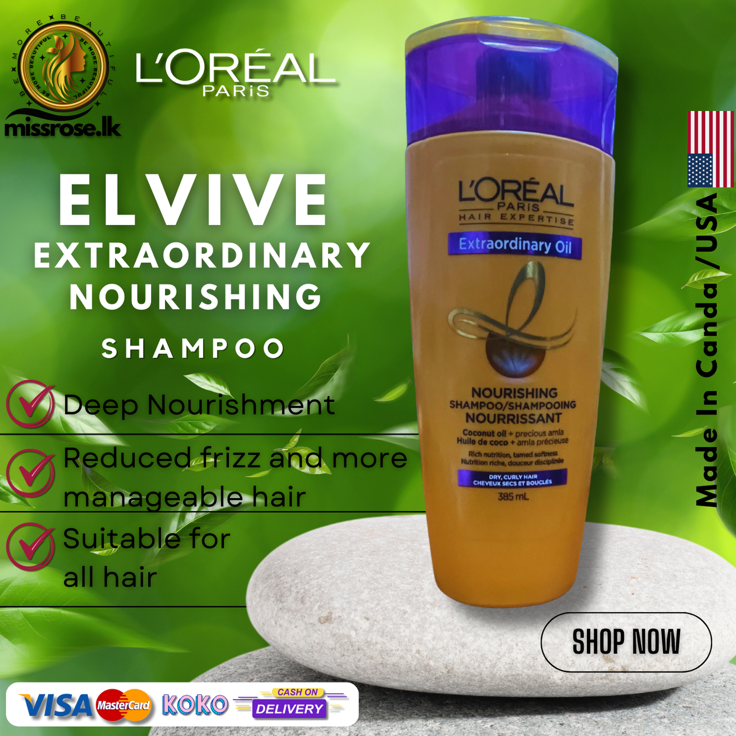 L’Oréal Paris Extraordinary Oil Nourishing Shampoo