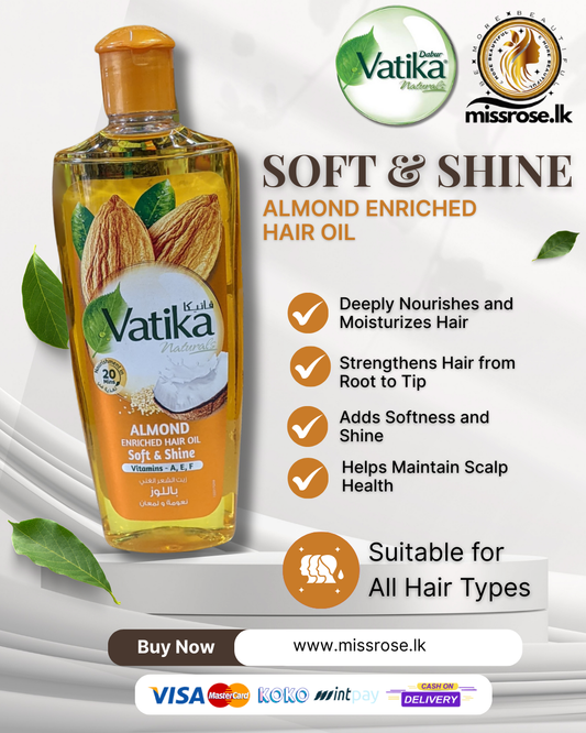 Vatika Naturals Almond Enriched Hair Oil
