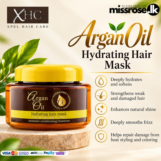 Argan Oil Hydrating Hair Mask (with Moroccan Argan Oil Extract)